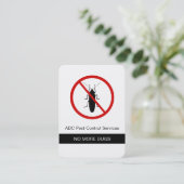 害虫駆除の名刺 名刺 (スタンド正面)