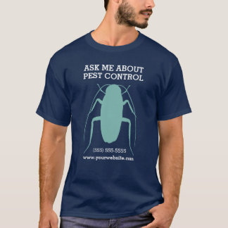 害虫駆除の広告 Tシャツ