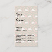 害虫駆除の正札を"エコーします" 名刺 (正面)