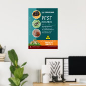 害虫駆除の編集可能ポスター ポスター (ホームオフィス)