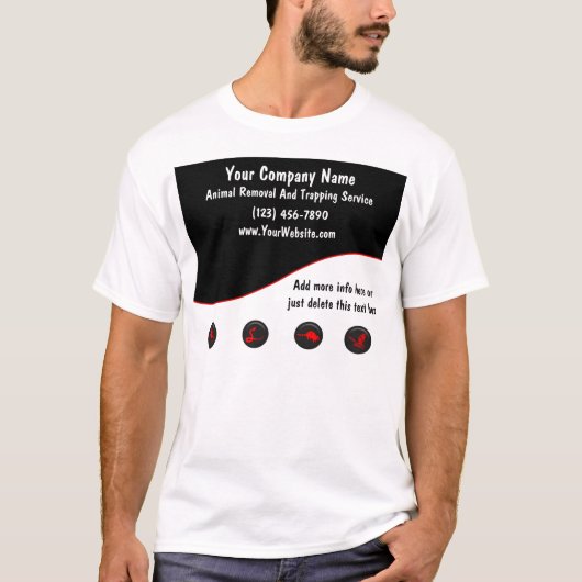 害虫駆除のTシャツ Tシャツ (正面)