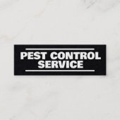 害虫駆除クラフト スキニー名刺 (正面)