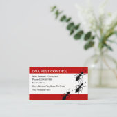 害虫駆除サービスモダンデザイン 名刺 (スタンド正面)