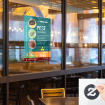 害虫駆除サービス用窓ステッカー