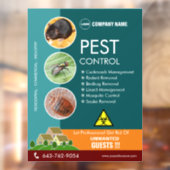 害虫駆除サービス用窓ステッカー ウィンドウサイン (シート2)