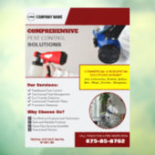 害虫駆除サービス窓用シール ウィンドウサイン (シート3)