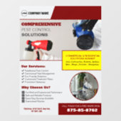 害虫駆除サービス窓用シール ウィンドウサイン (シート)