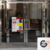 害虫駆除サービス窓用シール ウィンドウサイン (オフィスドア)