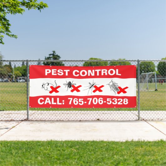 害虫駆除サービス カスタムバナー 横断幕 (インサイチュ)