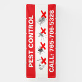 害虫駆除サービス カスタムバナー 横断幕 (縦)