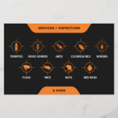 害虫駆除サービス チラシ (正面)