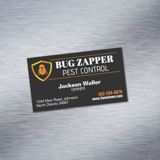 害虫駆除サービス マグネット名刺 (インサイチュ)