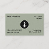害虫駆除サービス 名刺 (正面)