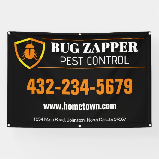 害虫駆除サービス 横断幕 (横)