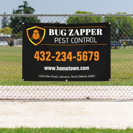 害虫駆除サービス 横断幕 (インサイチュ)