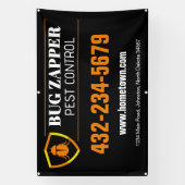 害虫駆除サービス 横断幕 (縦)
