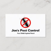 害虫駆除シロアリNo記号 名刺 (正面)