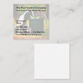 害虫駆除ビジネスモダンカード スクエア名刺 (正面/裏面)