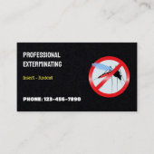 害虫駆除プレミアム 名刺 (正面)