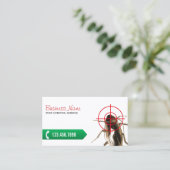 害虫駆除プロフェッショナルバグキラー 名刺 (スタンド正面)