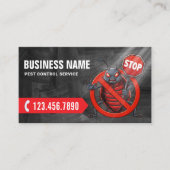 害虫駆除プロフェッショナルBedbug駆除剤 名刺 (正面)