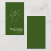 害虫駆除モダン会社ロゴ名刺 名刺 (正面/裏面)