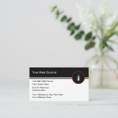 害虫駆除モダン名刺の新規作成 名刺 (スタンド正面)