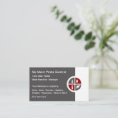 害虫駆除モダン業者カード 名刺 (スタンド正面)