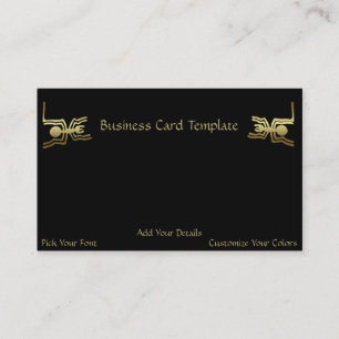 害虫駆除ロゴ – 古代の昆虫クモ 名刺