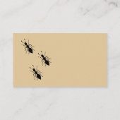 害虫駆除事業 名刺 (裏面)