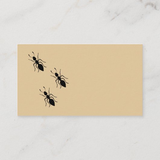 害虫駆除事業 名刺 (裏面)