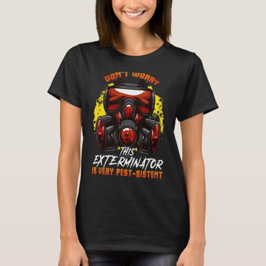 害虫駆除剤の有害生物防除剤のProfessi Tシャツ (正面)