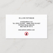 害虫駆除剤 名刺 (裏面)