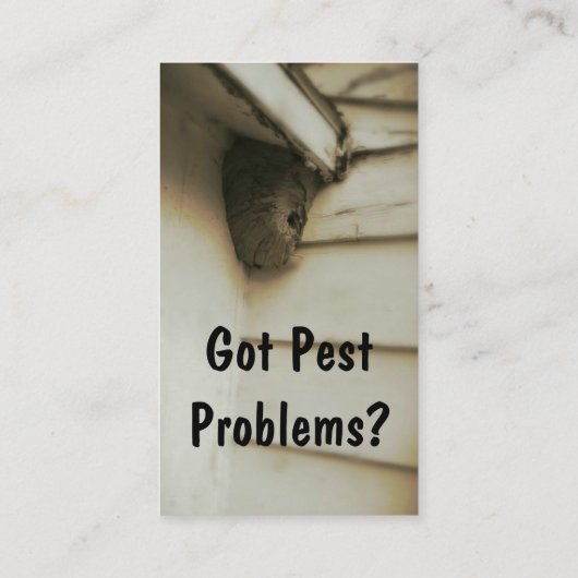 害虫駆除剤 名刺 (裏面)