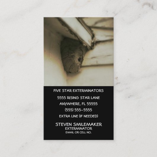 害虫駆除剤 名刺 (正面)