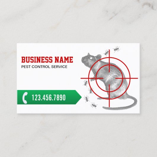 害虫駆除剤 名刺 (正面)