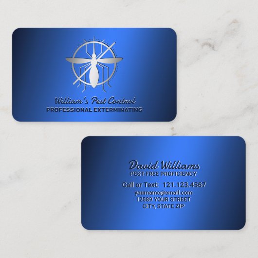 害虫駆除剤 名刺 (正面/裏面)