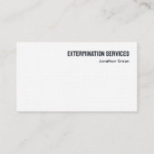 害虫駆除剤 名刺 (裏面)