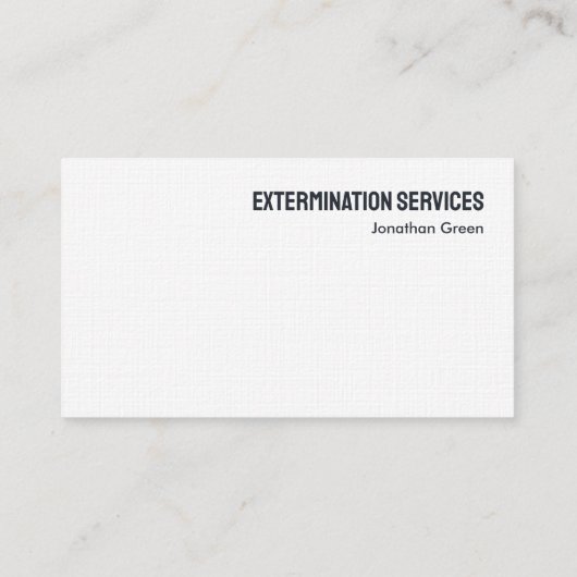 害虫駆除剤 名刺 (裏面)