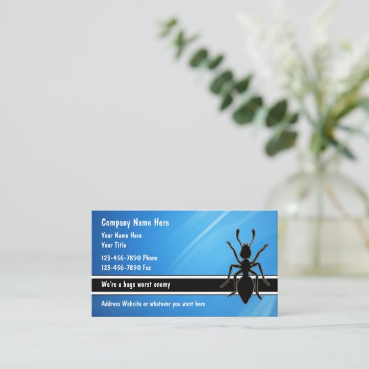 害虫駆除名刺 名刺 (スタンド正面)