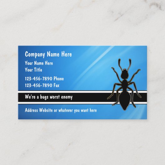 害虫駆除名刺 名刺 (正面)