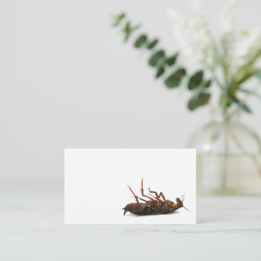 害虫駆除業者の名刺 名刺 (スタンド正面)