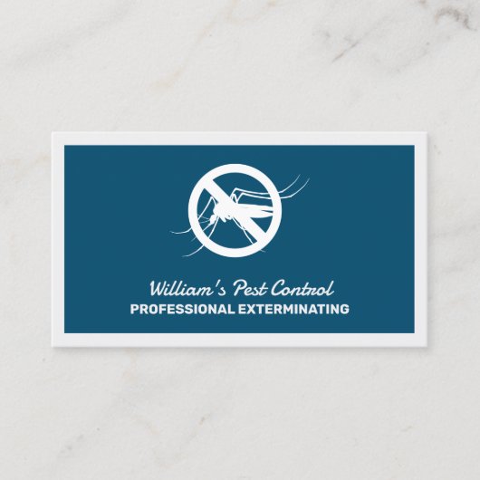 害虫駆除 名刺 (正面)