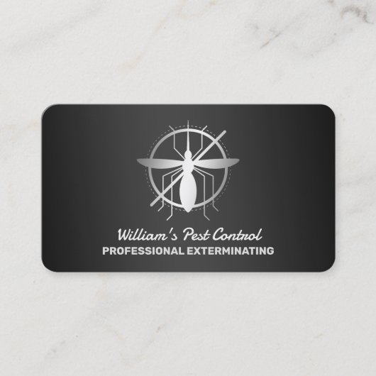 害虫駆除 名刺 (正面)