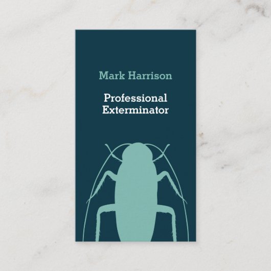 害虫駆除 名刺 (正面)