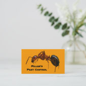 害虫駆除 名刺 (スタンド正面)