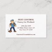 害虫駆除 名刺 (正面)