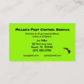 害虫駆除 名刺 (裏面)