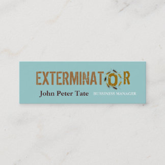 害虫駆除-名刺 スキニー名刺