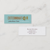 害虫駆除-名刺 スキニー名刺 (正面/裏面)